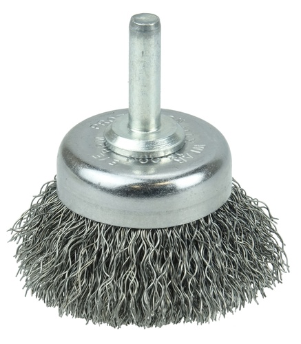 Picture of Weiler Abrasive 1-3/4" Steel Wire Cup Brush With .0118" Wire Cup Brush